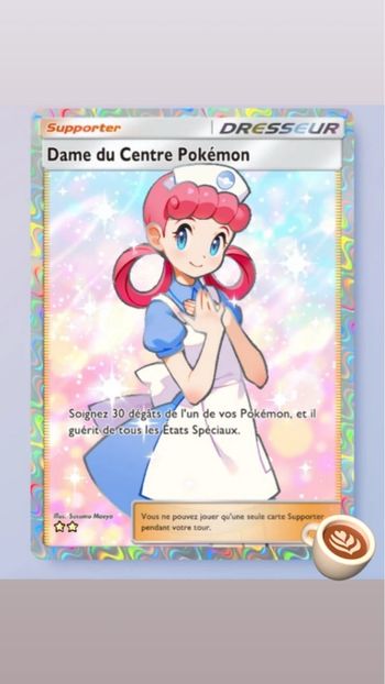 Dame du centre pokemon pokemon tcg pocket