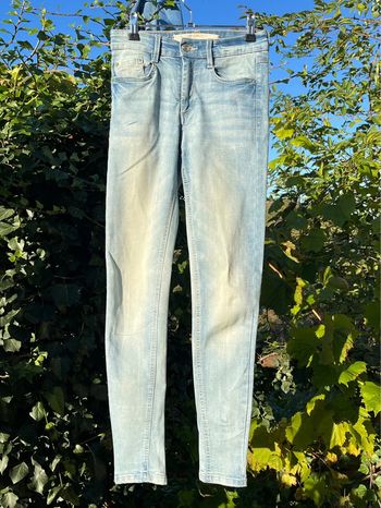 Jean skinny bleu clair nuancé