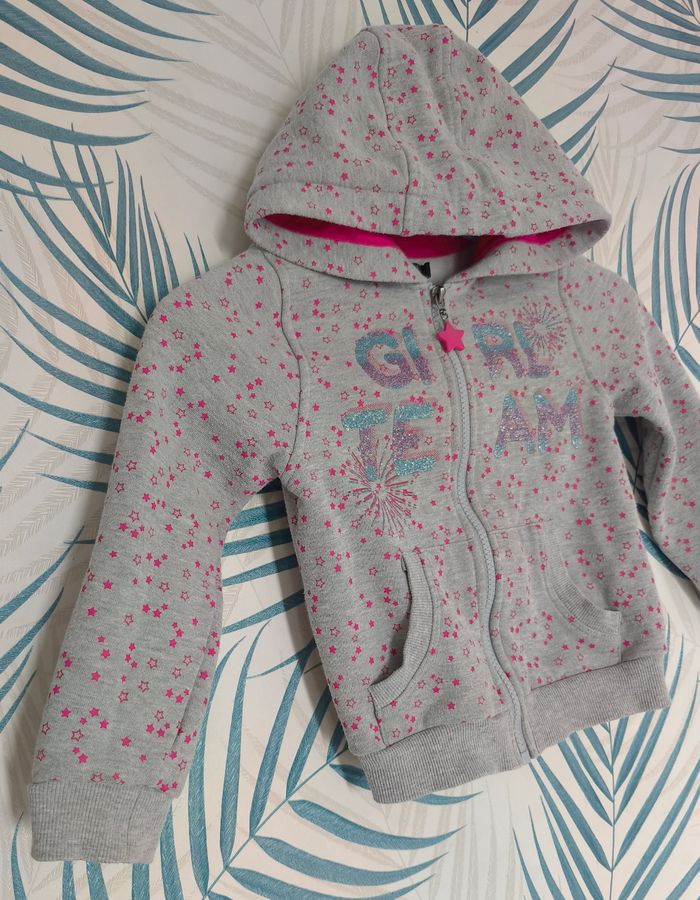 🌸 Veste sweat zippée à capuche - In Extenso - 6 ans 🌸 - photo numéro 2