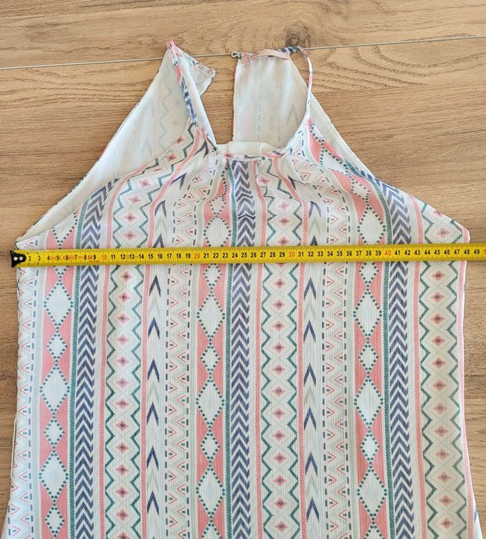 Robe sans manches à motifs rose écru bleu Lpb Taille M ou 38 - photo numéro 16