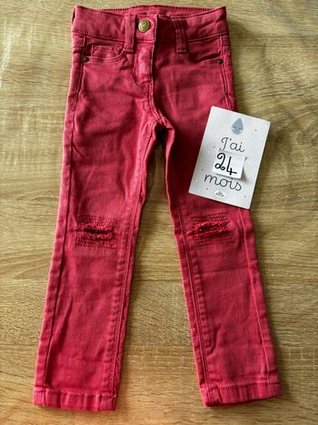Pantalon rose Tape à L’Oeil t.24m