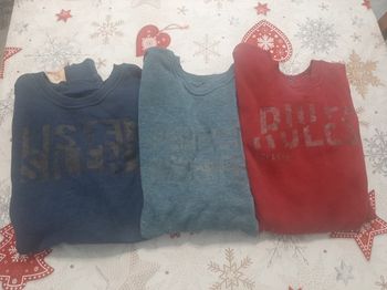 Lot de 3 pull fin M