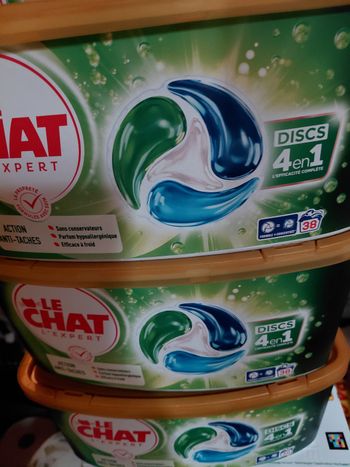 3 paquets le chat dosettes machine a laver pods anti tache