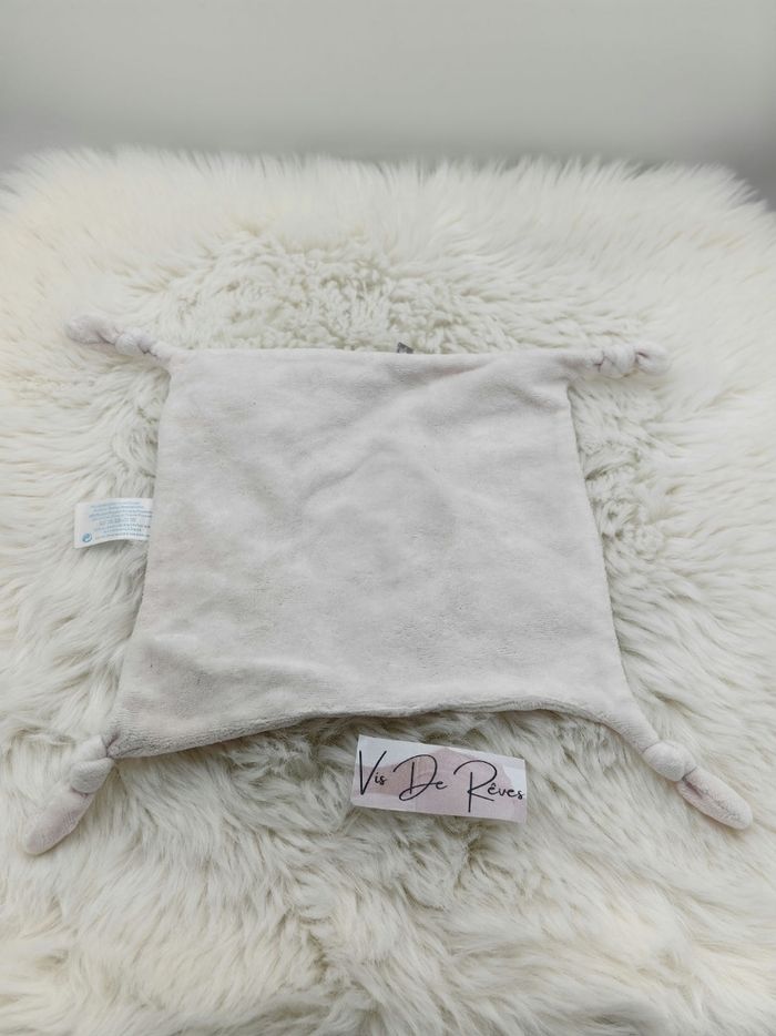 Doudou plat carré rose Winnie l'ourson - photo numéro 2