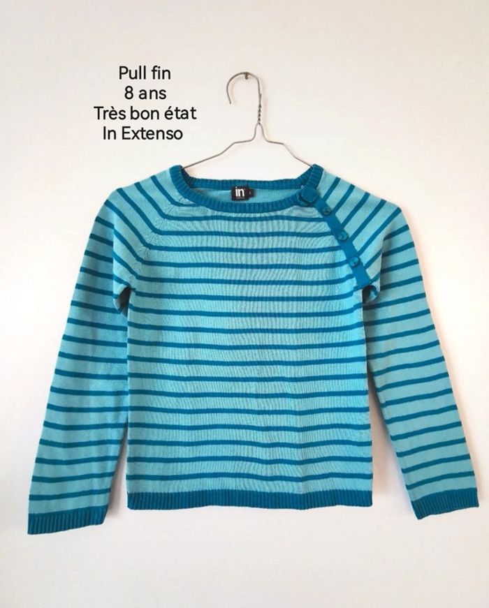 Pull fin 8ans
