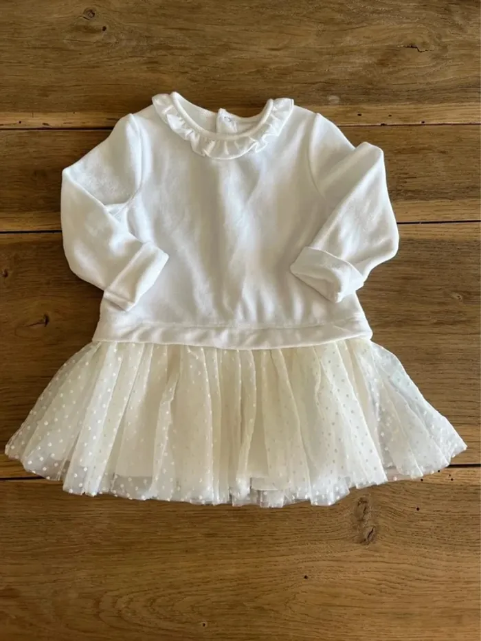 Robe blanche Petit Bateau