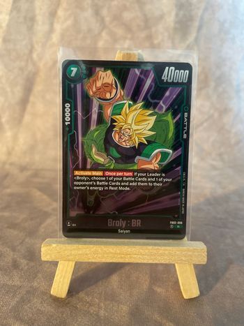 Carte Broly BR - FB02 096 - Dbs fusion world - rare