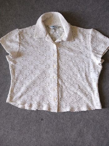 Tunique blanc nylon elasthan T44 New look