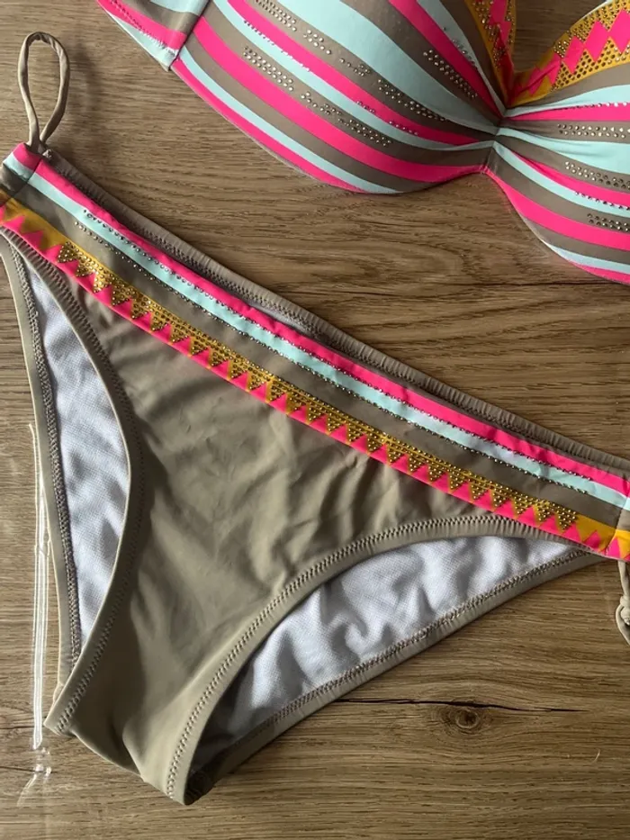 Maillot de bain 2 pièce multicolore - photo numéro 5