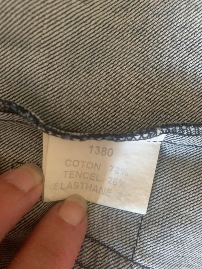 Veste en jean cache-cache taille 38 cintrée - photo numéro 13
