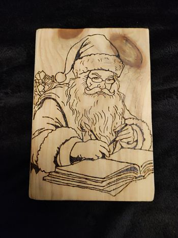 Planche de décoration de Noël