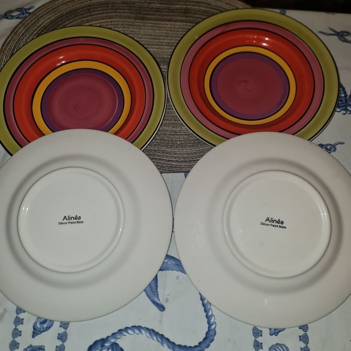 Alinéa 4 assiettes 27cm +4 assiettes dessert 20cm - photo numéro 5