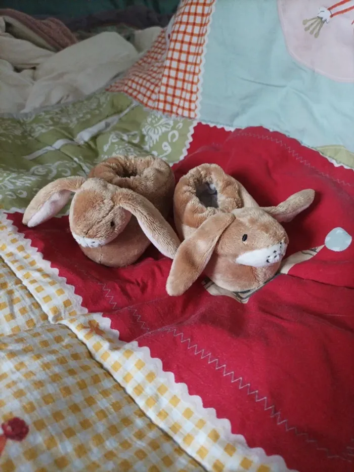 Chaussons bébé lapin