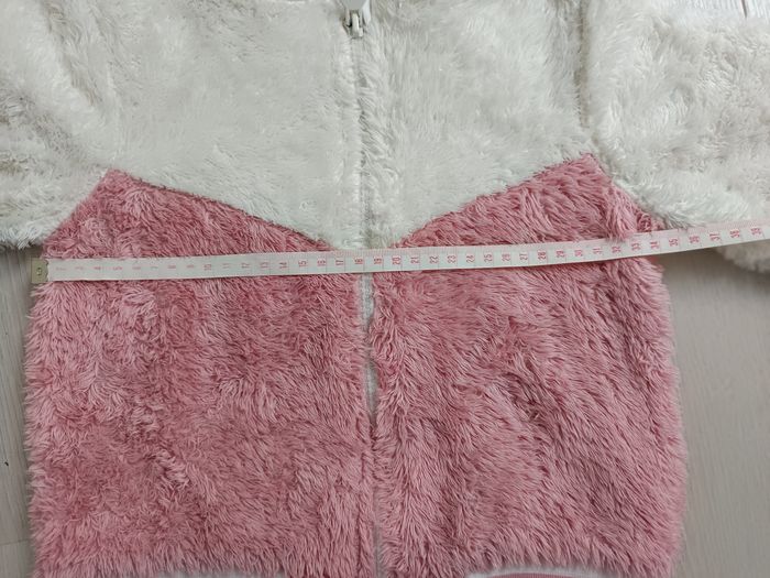 Gilet chaud DPAM 5 ans – blanc et rose tout doux 🩷🤍 - photo numéro 8