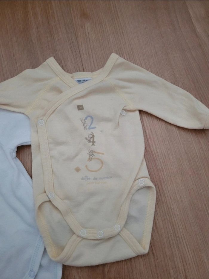 Lot de 2 bodies bébé naissance - photo numéro 2