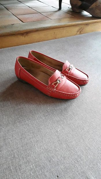 Mocassins rouge