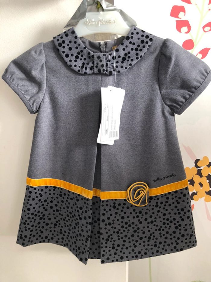 Ensemble robe et collant gris