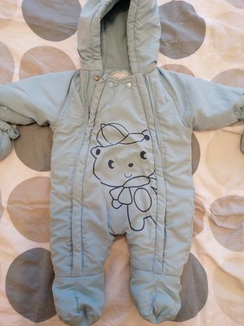 Combinaison doublé garçon 3 mois 