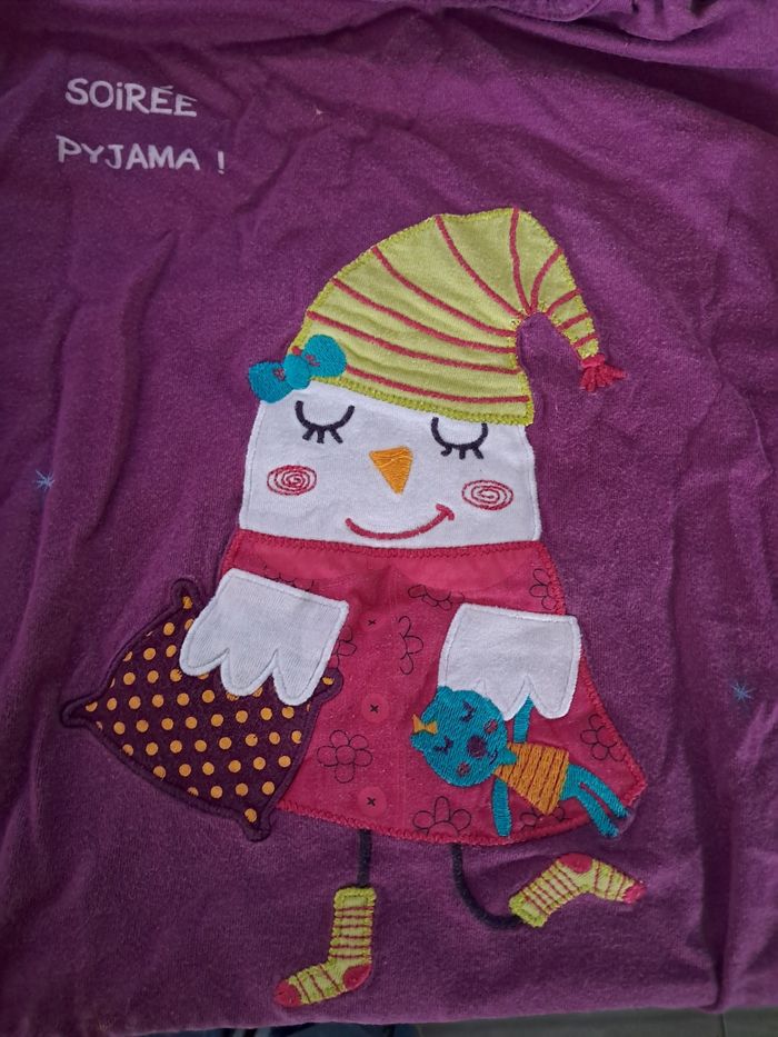 Haut de pyjama 12 ans dpam - photo numéro 2