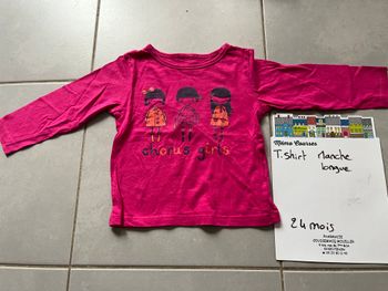 T shirt fille 24 mois