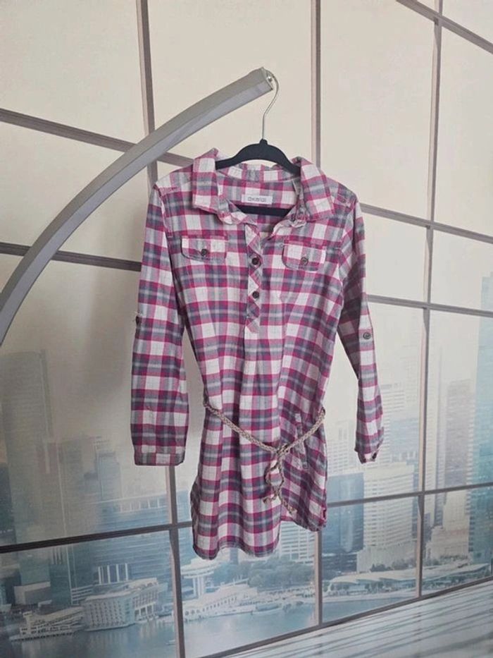 Robe à carreaux okaidi taille 5 ans / 110 cm