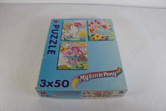 MB Puzzle Petit Poney 3x50 pièces 100% Complet