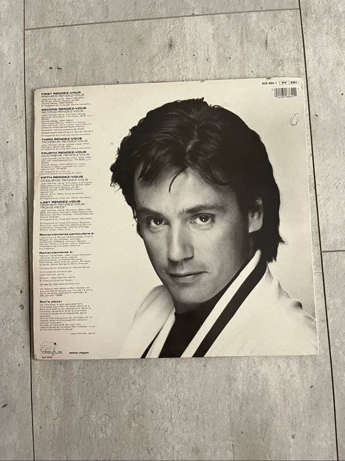 Disque 33 tours Jean Michel Jarre Rendez-vous - photo numéro 2