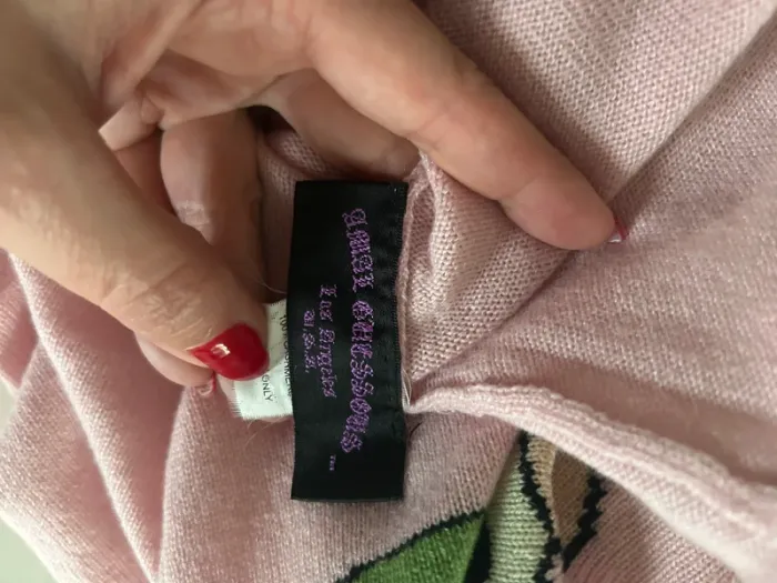 Los angeles pull 100 %, cachemire, rose, femme, taille M - photo numéro 5