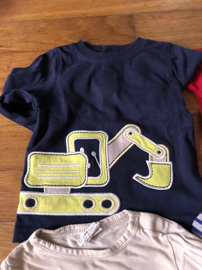 Lot 6 tee shirt 6 mois - photo numéro 2