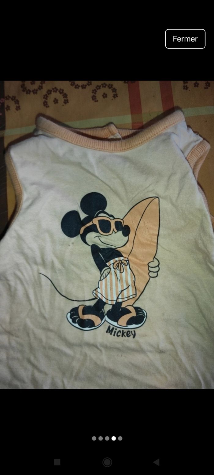 Débardeur Mickey e75 - photo numéro 3