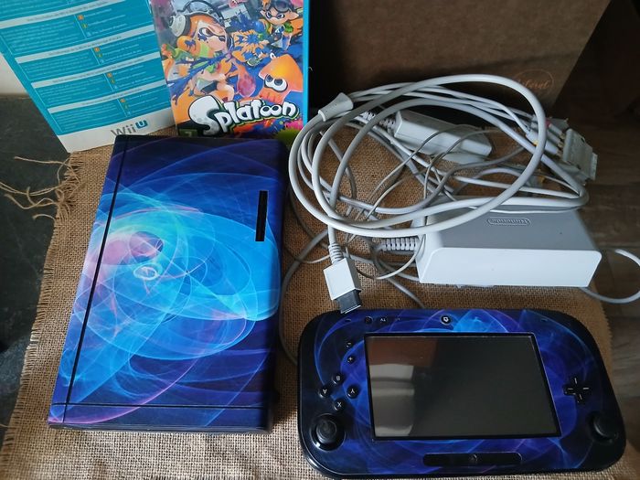 Wii u mario kart 8 inclus +splatoon+gamepad+câbles - photo numéro 4
