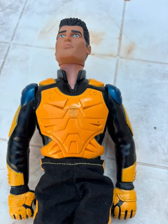 👿 Action Man Figurine Moto Ninja Super Speed Bike Année 1998 Hasbro 30 Cm - photo numéro 3