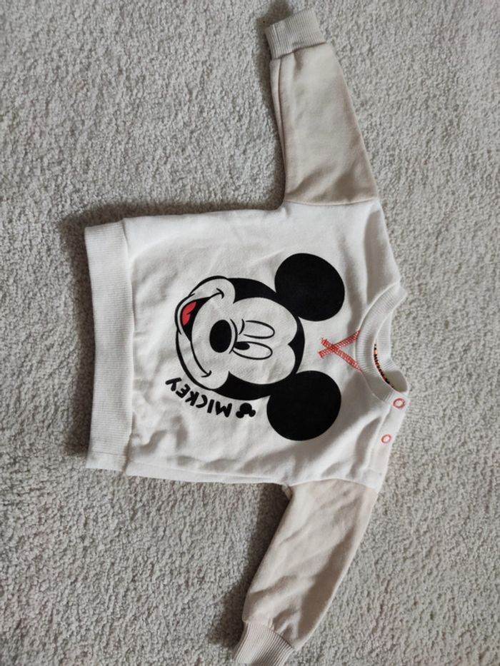 Sweat mickey 3-6 mois - photo numéro 3