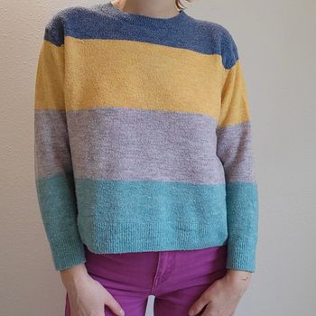 Pull coupe droite
