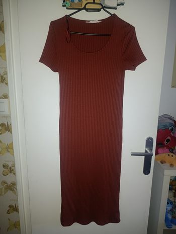 Robe longue marron - Taille XS - Très bon état 