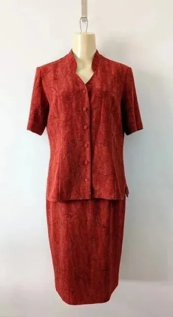 Ensemble Vintage jupe et blazer - Un Jour Ailleurs - taille 36