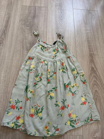 Robe / tunique courte à fine bretelles été fille 6 ans