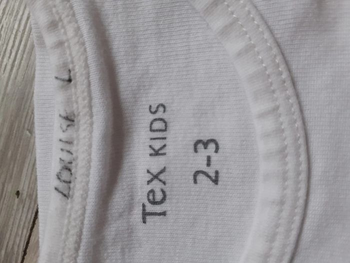 Chemisette manches longues, taille 2/3 ans, Tex - photo numéro 2