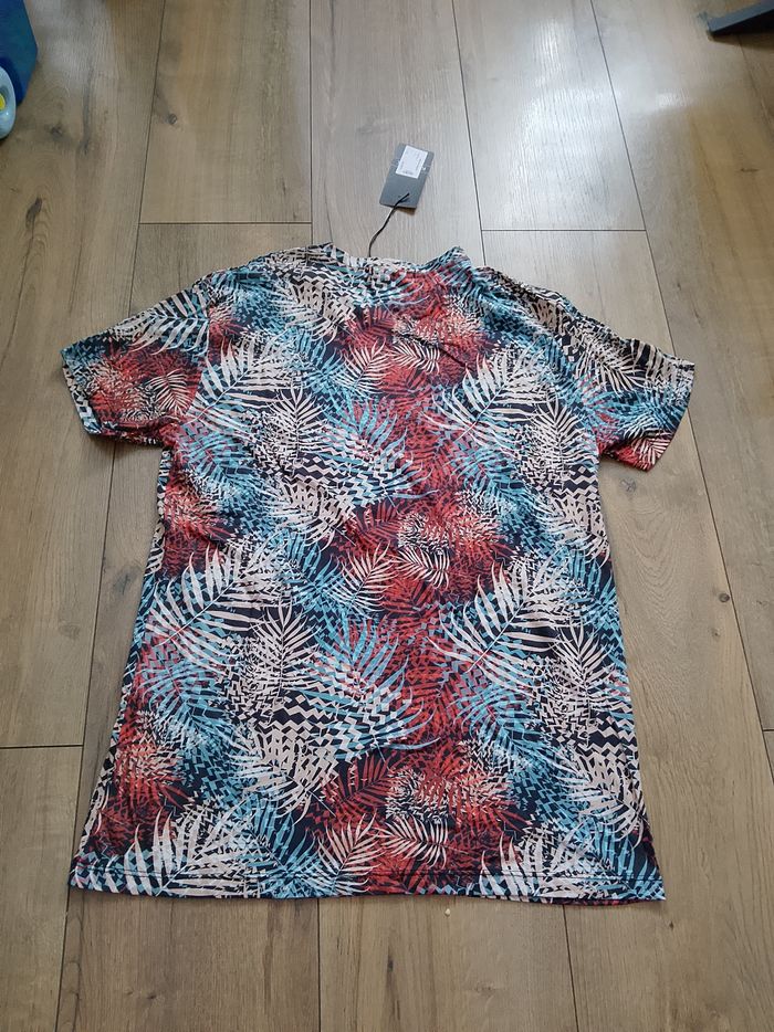 T-shirt manches courtes pour homme motifs fleurs xl MTX - photo numéro 6