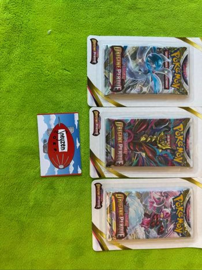 Lot de 3 Blisters Pokémon Origine Perdue EB11 Neuf et Scellé - photo numéro 2