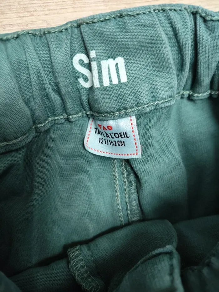 👖 Pantalon slim garçon vert – Tape à l’œil – 12 ans – tres bon état - photo numéro 5