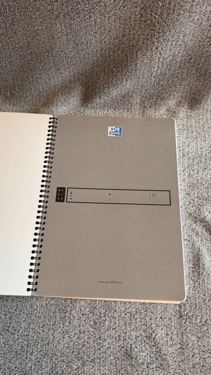 Cahier Oxford A4 spirales lignes - photo numéro 3