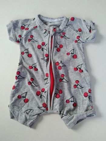 combinaison courte sans pieds fille 1 mois DIM