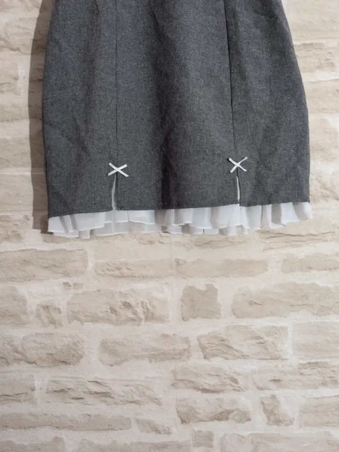 Élégante robe grise Miss Selfridge – Taille 34 - photo numéro 2