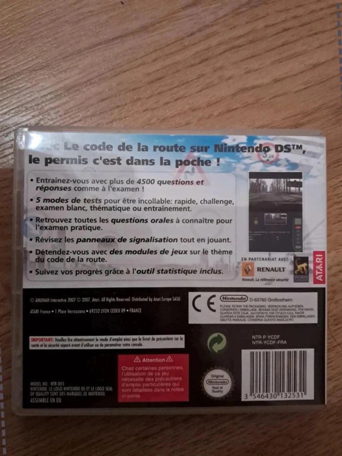 Jeu DS Code de la route - photo numéro 2