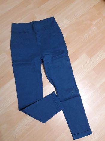 Pantalon bleu canard L neuf