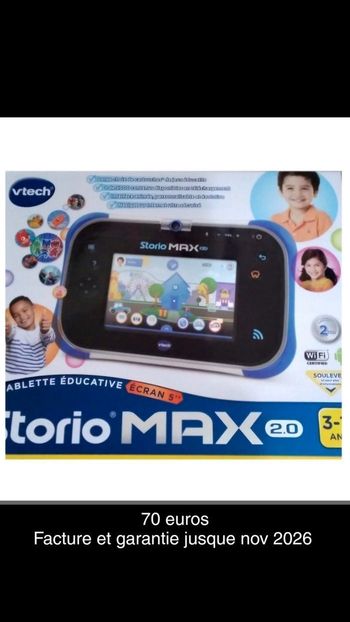 🎁Tablette storio max 2.0, neuve et garantie nov 2027 🎁