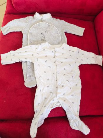 Lot pyjamas coton 1 mois KIABI