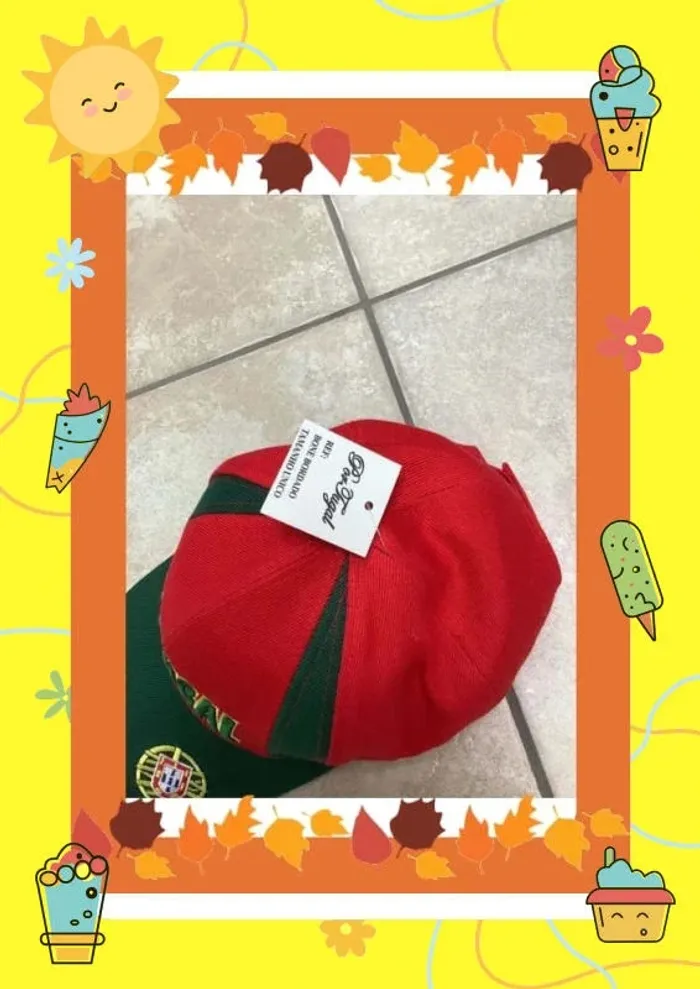 Casquette Portugal rouge vert Hot Style - photo numéro 8