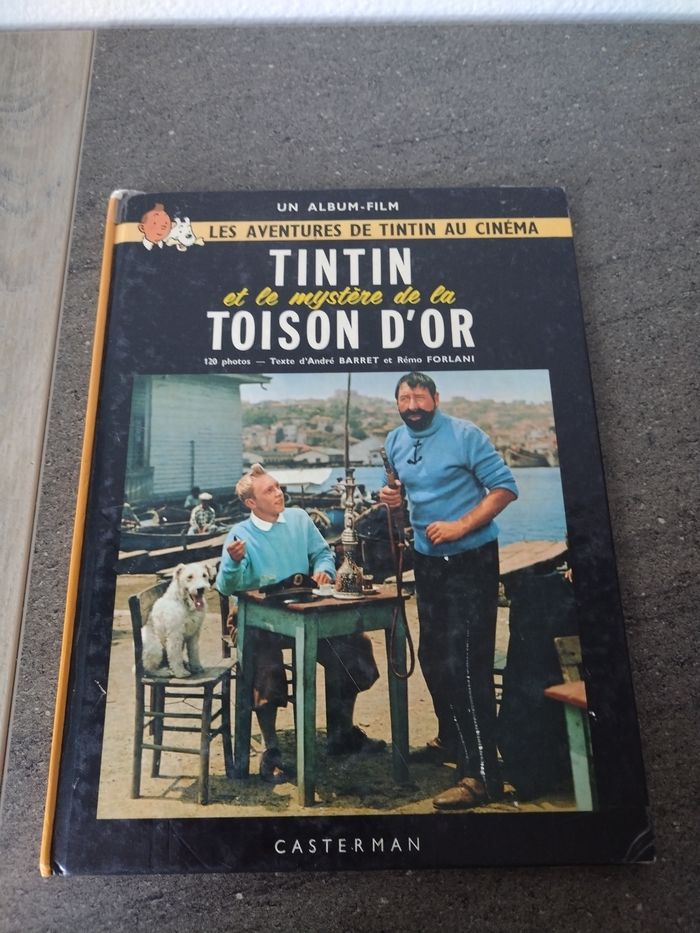 BD ancienne Un album-film "Les aventures de Tintin au cinéma"